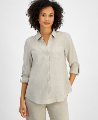 Charter Club - Linen Utility Shirt