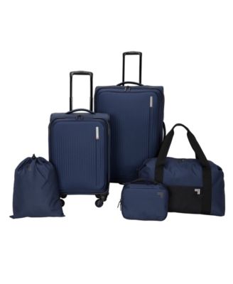 Travel Eva Molded 5 Piece Softside Luggage Set