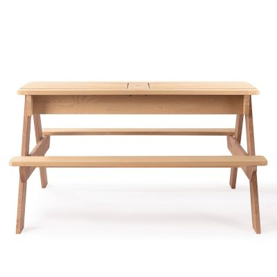 Streamdale Kids Wooden 3-in-1 Picnic Table with Umbrella & Sand/Water Play