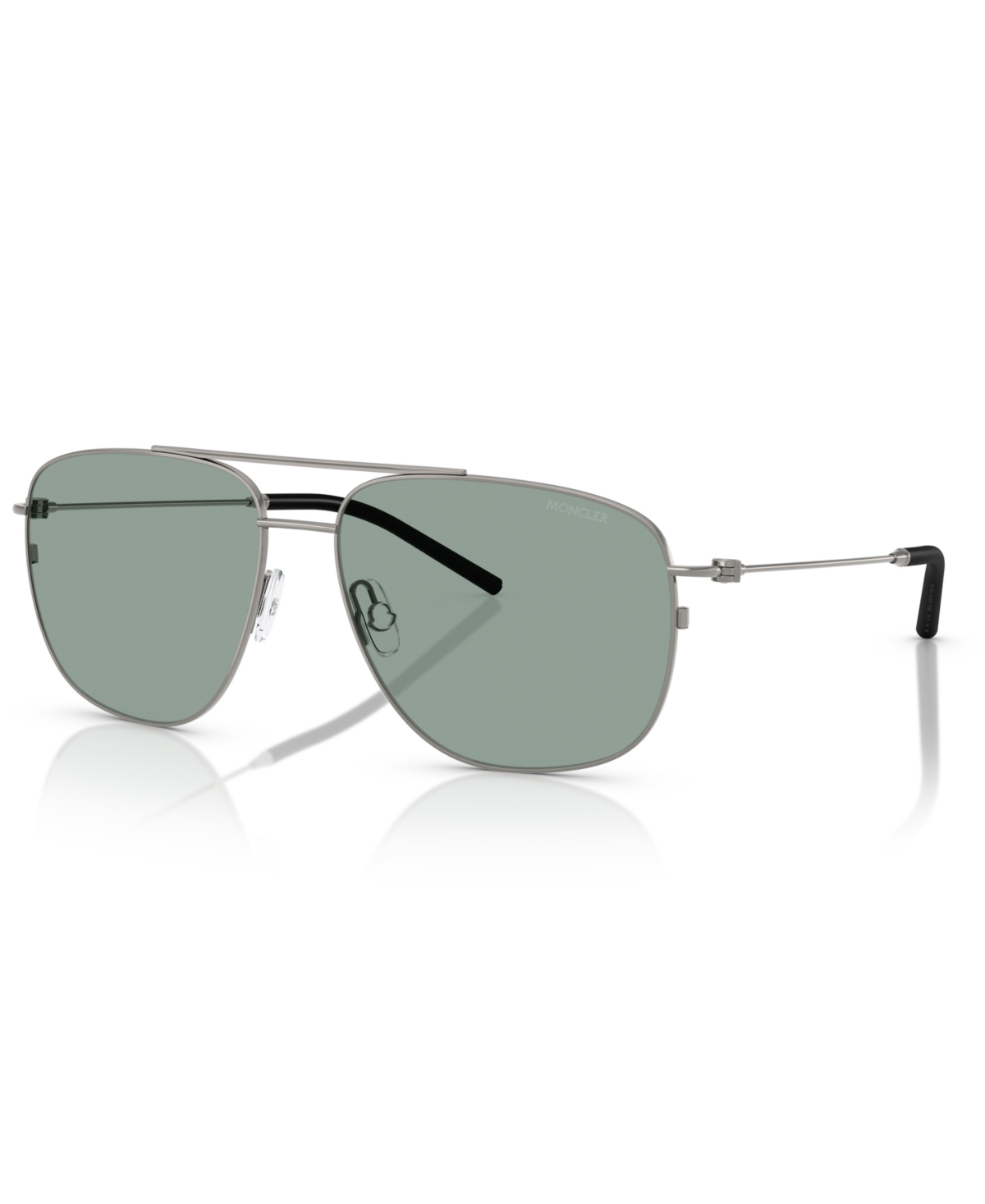 Moncler Unisex Sunglasses, Alumni Me4004 In Shiny Metal