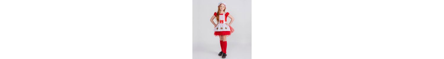 Strawberry Ballerina Costume Set - Kids Girls