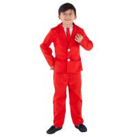 Kids Jacket, Pants & Necktie Party Suit Set