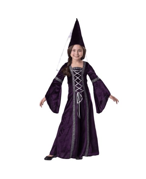 Dress Up America Medieval Princess Dress & Hat Costume Set - Toddlers Girls