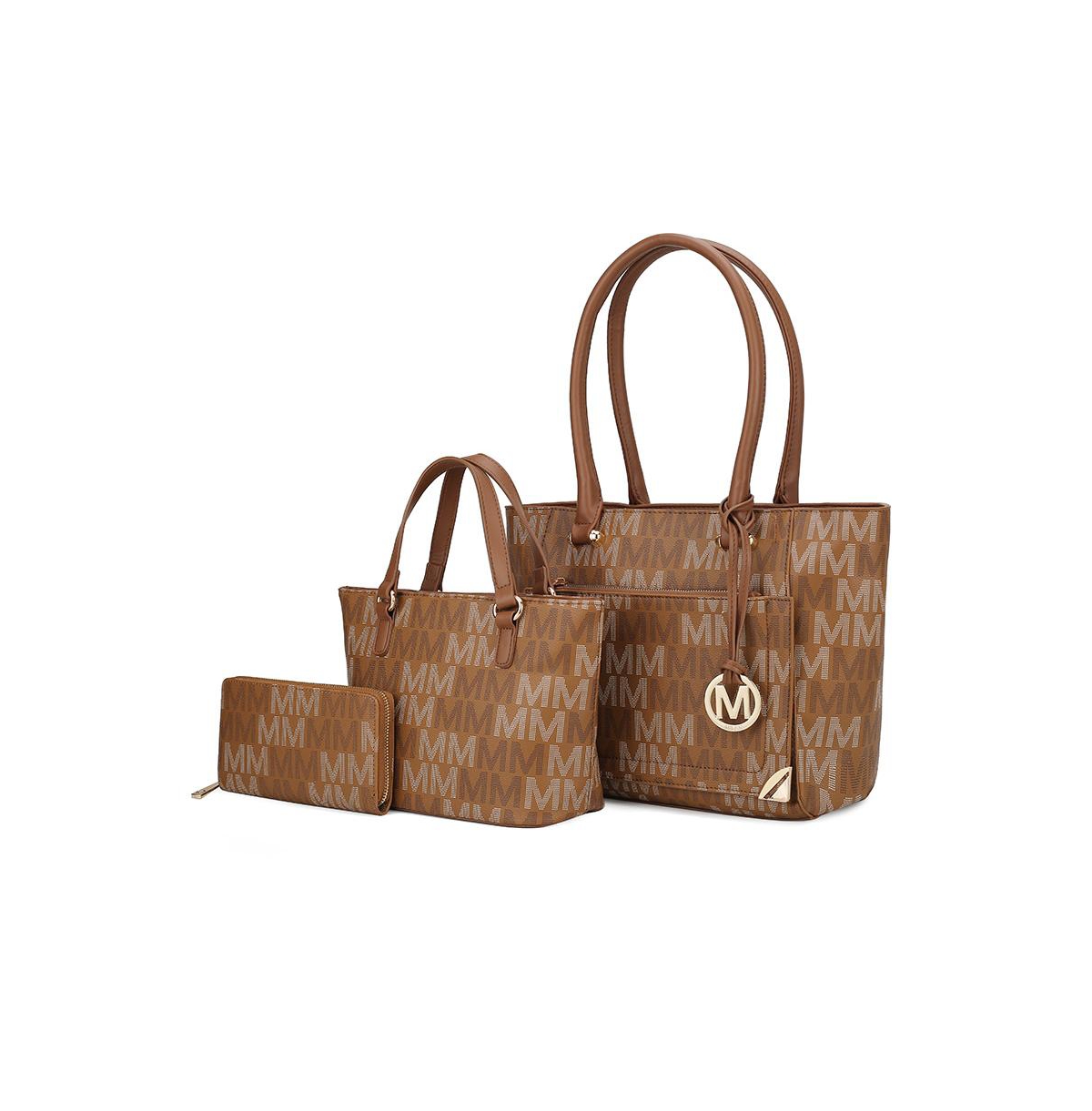 Mkf Collection Lady Ii M Signature Tote Bag & Wallet Set by Mia K