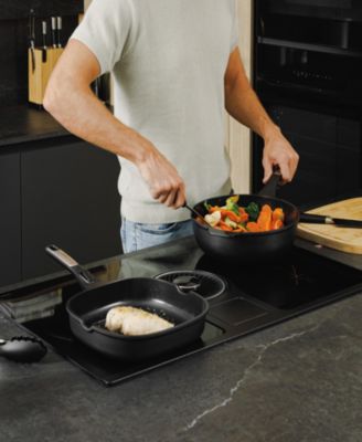 Leo Phantom Nonstick Ceramic 11" Wok Pan 4.6qt., Recycled