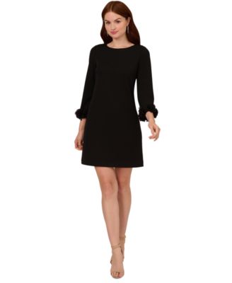 Adrianna Papell - Women's 3D-Cuff 3/4-Sleeve Dress