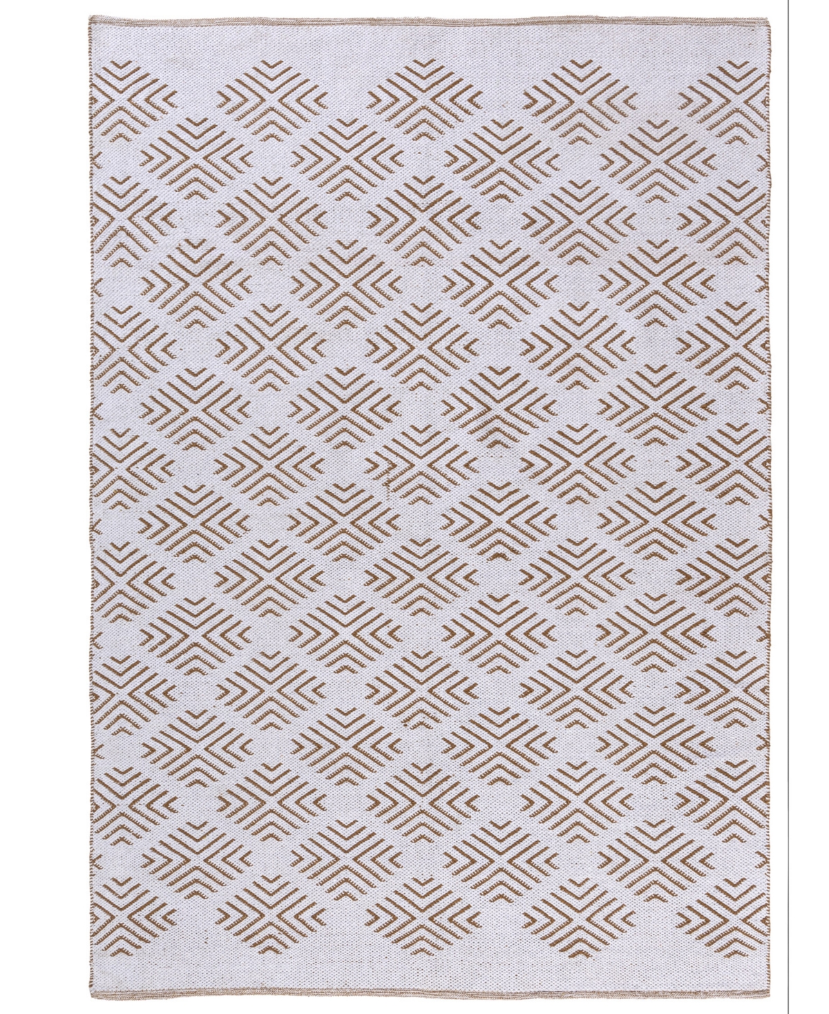 Lr Home Quincy Pom-600 5'x7' Area Rug In Tan,white