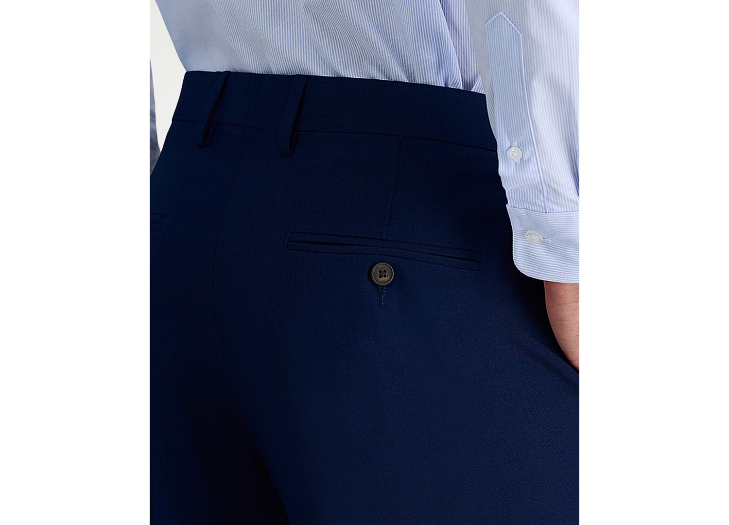 Men’s Premium Comfort Straight-Fit 4-Way Stretch Wrinkle-Free Flat-Front Dress Pants