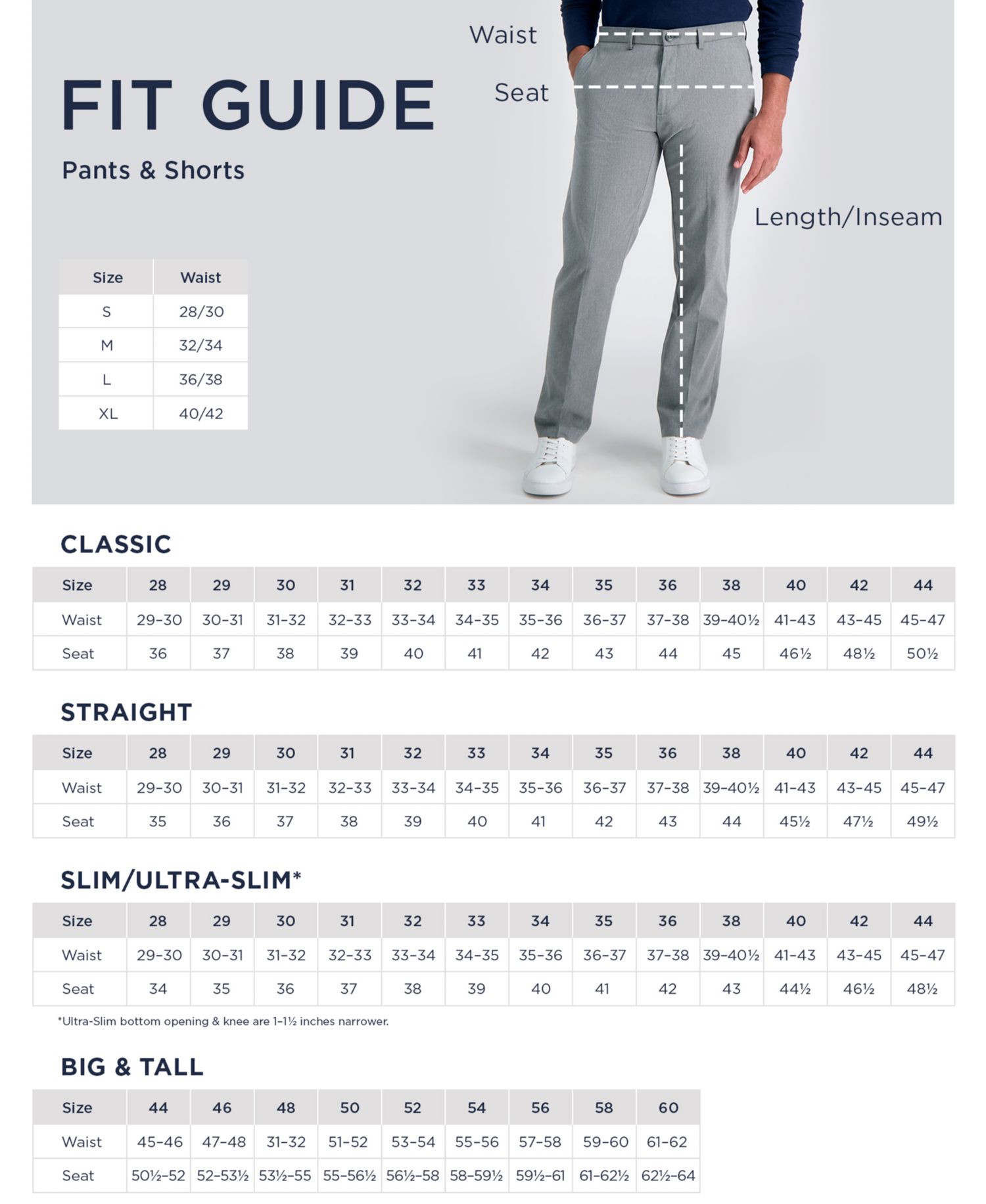 Men’s Premium Comfort Straight-Fit 4-Way Stretch Wrinkle-Free Flat-Front Dress Pants