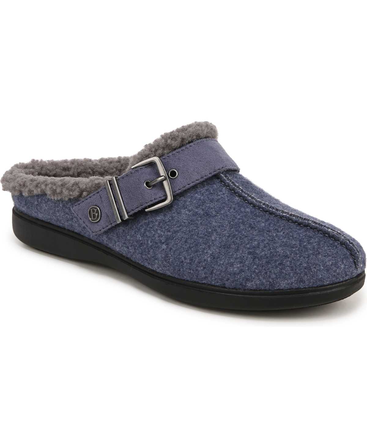 Women's Eternity Washable Round Toe Clogs - Blue Fleece Fabric