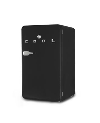 3.2 Cu. Ft. Refrigerator With Freezer, Vintage Style Refrigerator, With Slide-Out Glass Shelves & Tall Bottle Storage, Retro Fridge