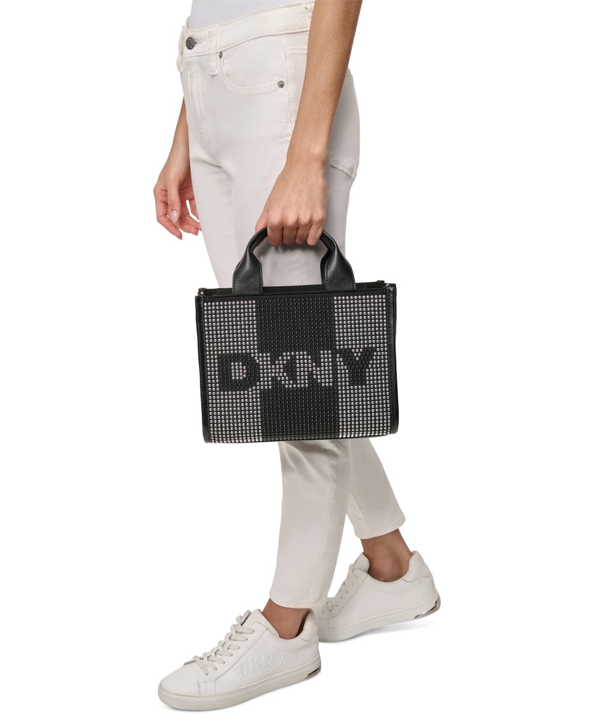 Dkny Hadlee Large Tote -silver