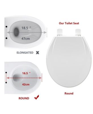 Built-In Toddler Seat Soft-Close Round Toilet Seat
