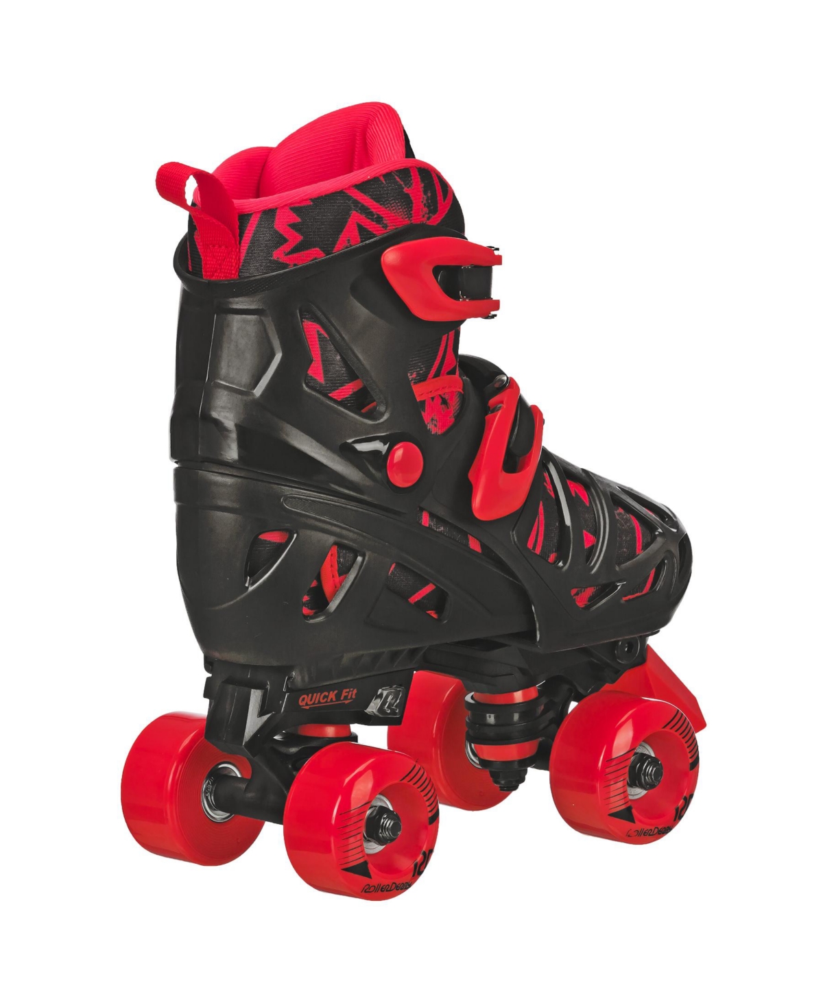 Roller Derby Trac Star Boy's Adjustable Roller Skates (3-6) -red