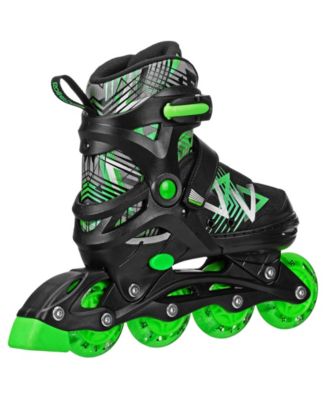 Stryde Lighted Boy's Adjustable Inline Skates Small (11-1)