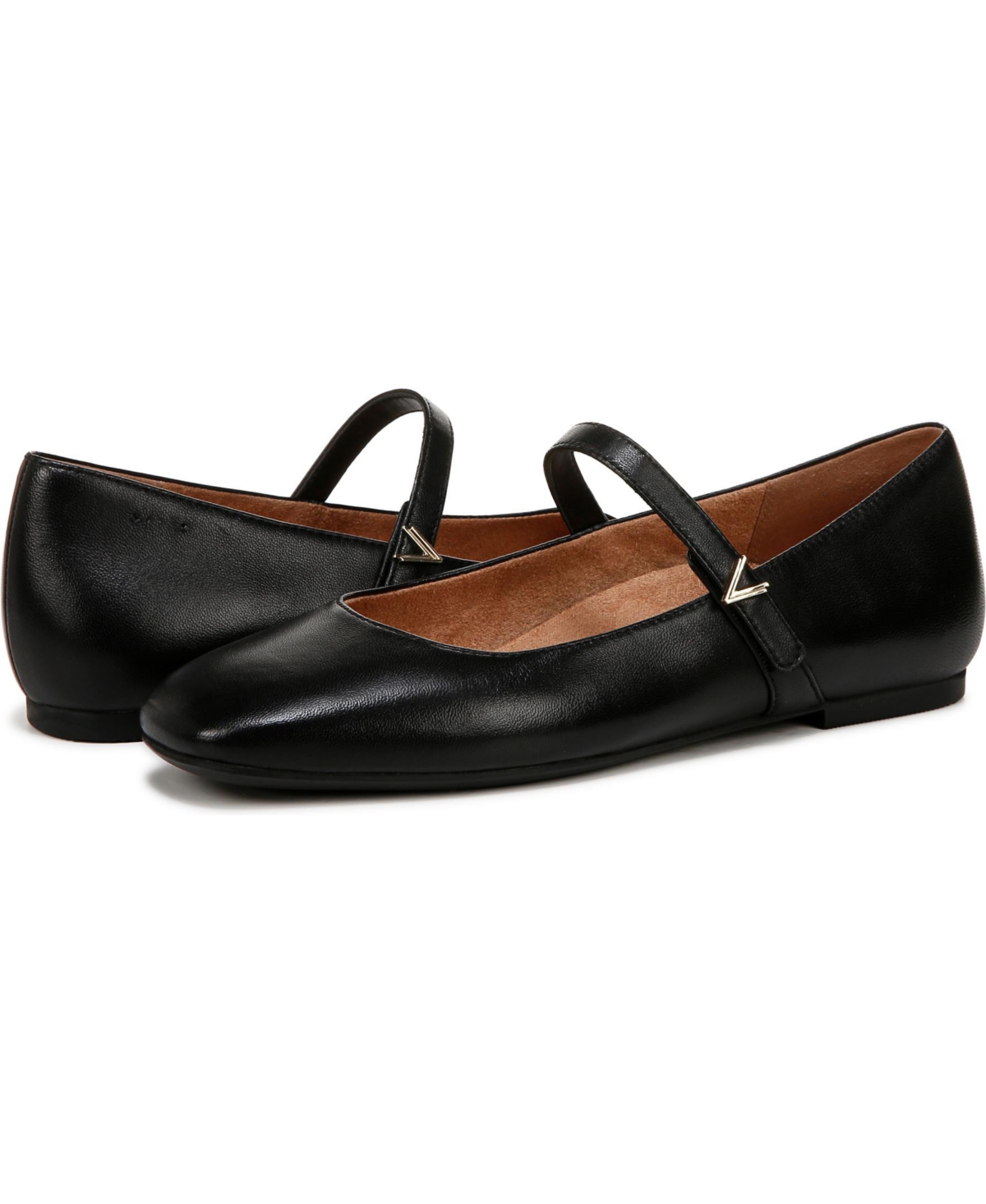 Vionic Womens Alameda Mary Jane Flats -leather