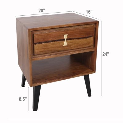  19.5x15.5x21.5" Asther Bedside Table