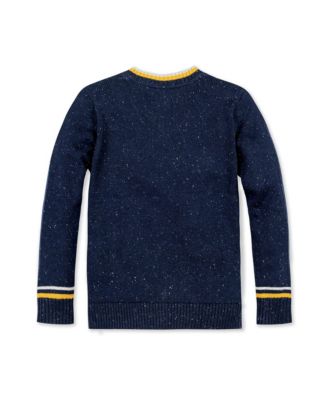 Boys Organic Long Sleeve V-Neck Sweater