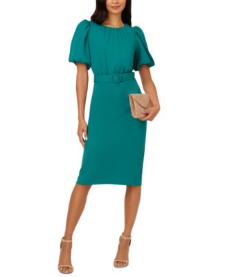 Adrianna Papell - Women's Belted Sheath Dress