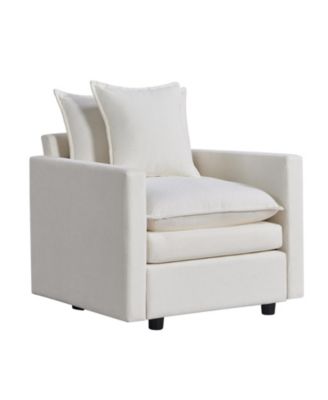 Chenille Single Sofa Reading Armchair