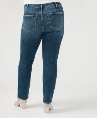 Plus Size Most Wanted Mid Rise Straight Leg Jeans
