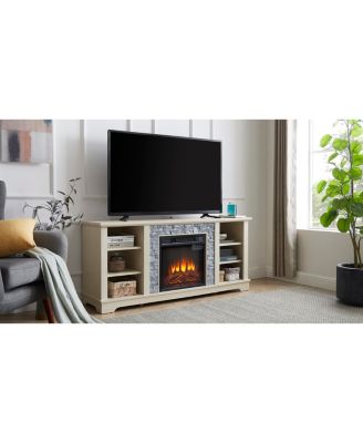 Modern Electric TV Stand with 18" Fireplace Insert