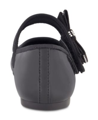 Little and Big Girls Amy Crystal Bow Ballet Flat