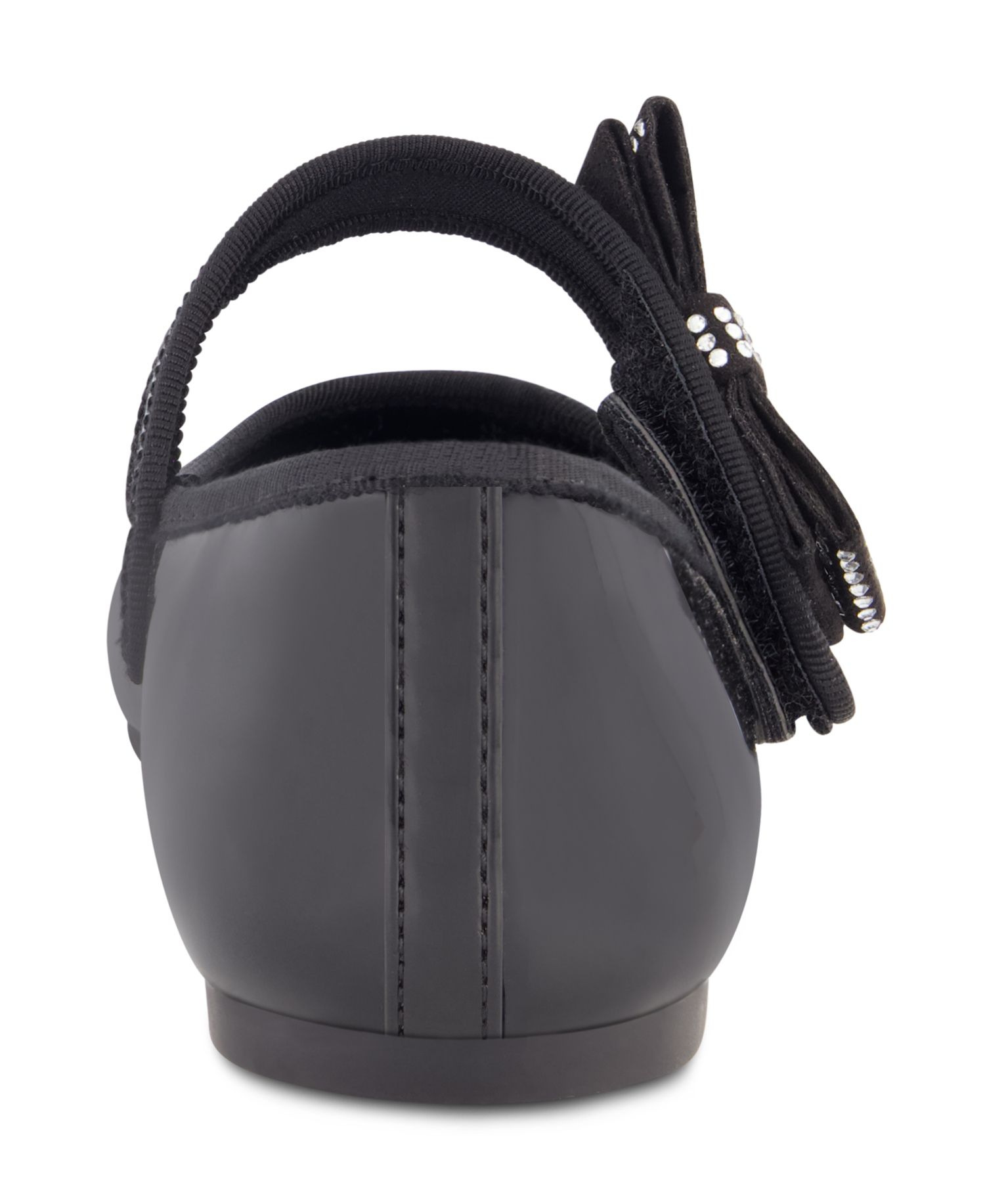 Little and Big Girls Amy Crystal Bow Ballet Flat