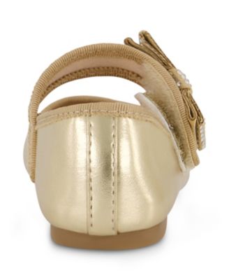Toddler Girls Amy Crystal Bow Ballet Flat
