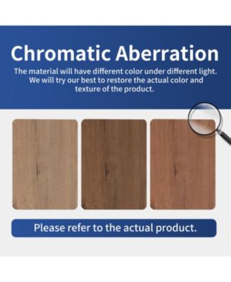 2-Pc Plywood Wall-Mounted Bathroom Vanity with Resin Sink, Soft-Close Doors & Side Cabinet