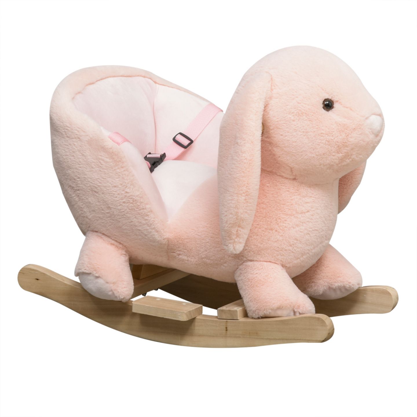 Детская игрушка Streamdale Furniture Rabbit Wooden Rocking Horse with Simulated Sound, 88 lbs Capacity, Ages 18-36 Months — фото 1