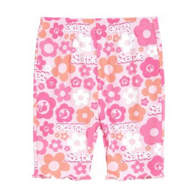 Girls Ribbed T-Shirt and Shorts Outfit Set