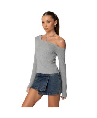 Womens Adelaine Asymmetric Top