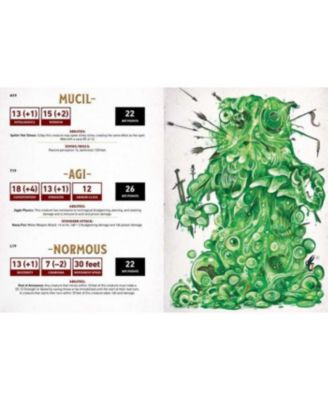 the Dungeon master Random Monster Generator: A Mix-and-Match RPG Flipbook by Jef Aldrich