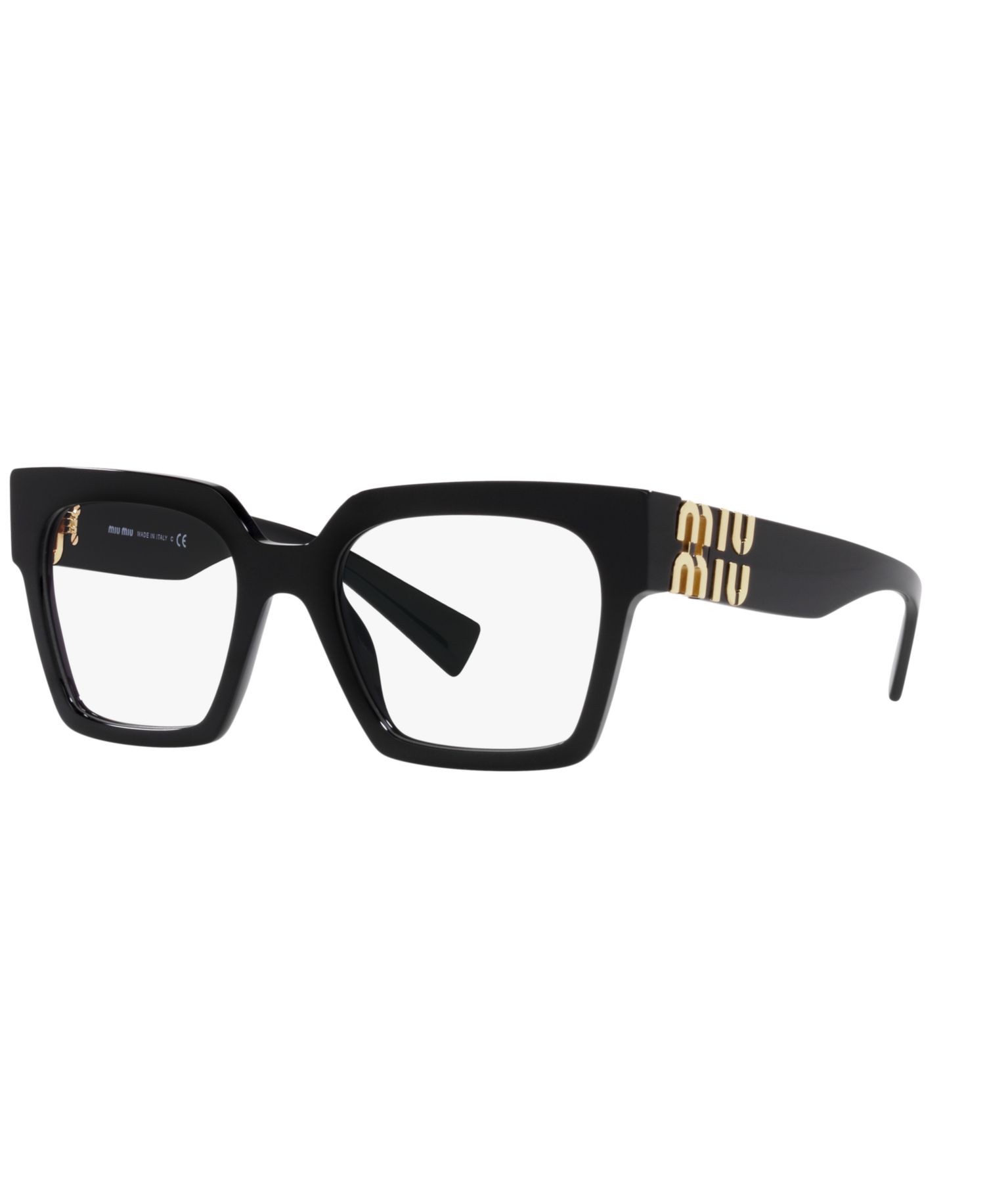Woman Square Plastic MU 04UV Eyeglasses