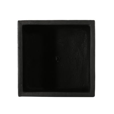 Sleek Square Cast Stone Planter Elevate Your Outdoor Oasis