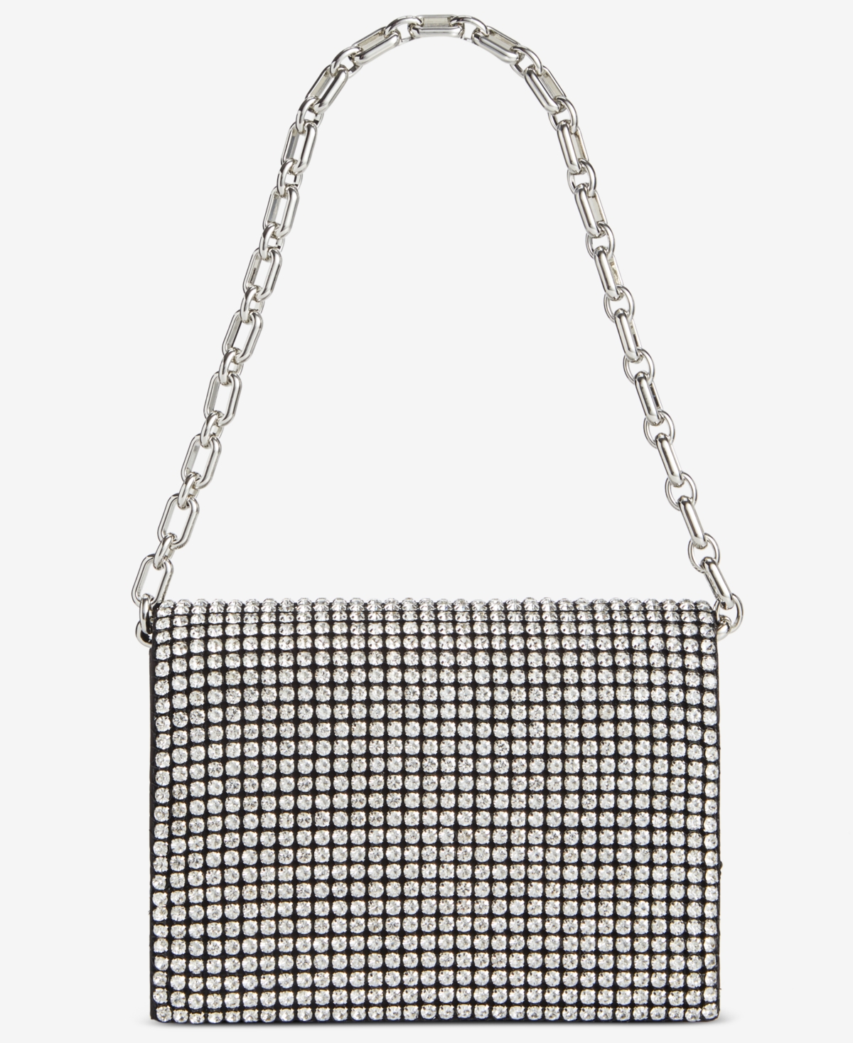 Stone Flap Crossbody Bag, Exclusively at Macy's - Silver