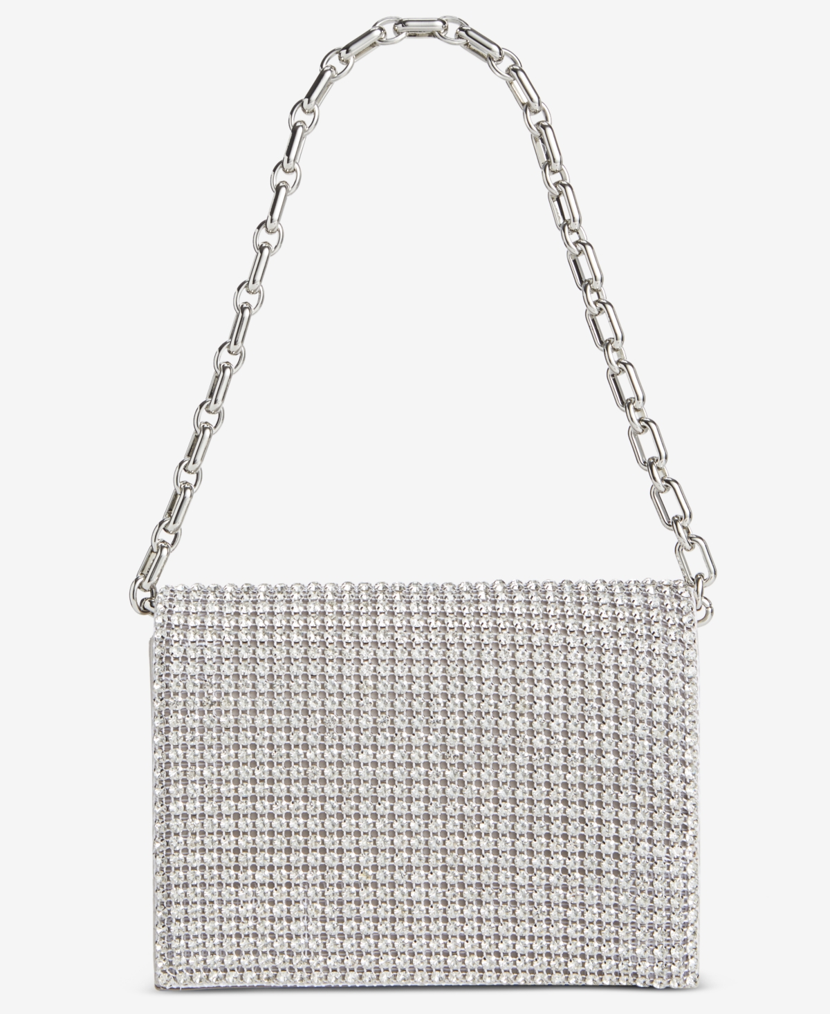 Stone Flap Crossbody Bag, Exclusively at Macy's - Silver