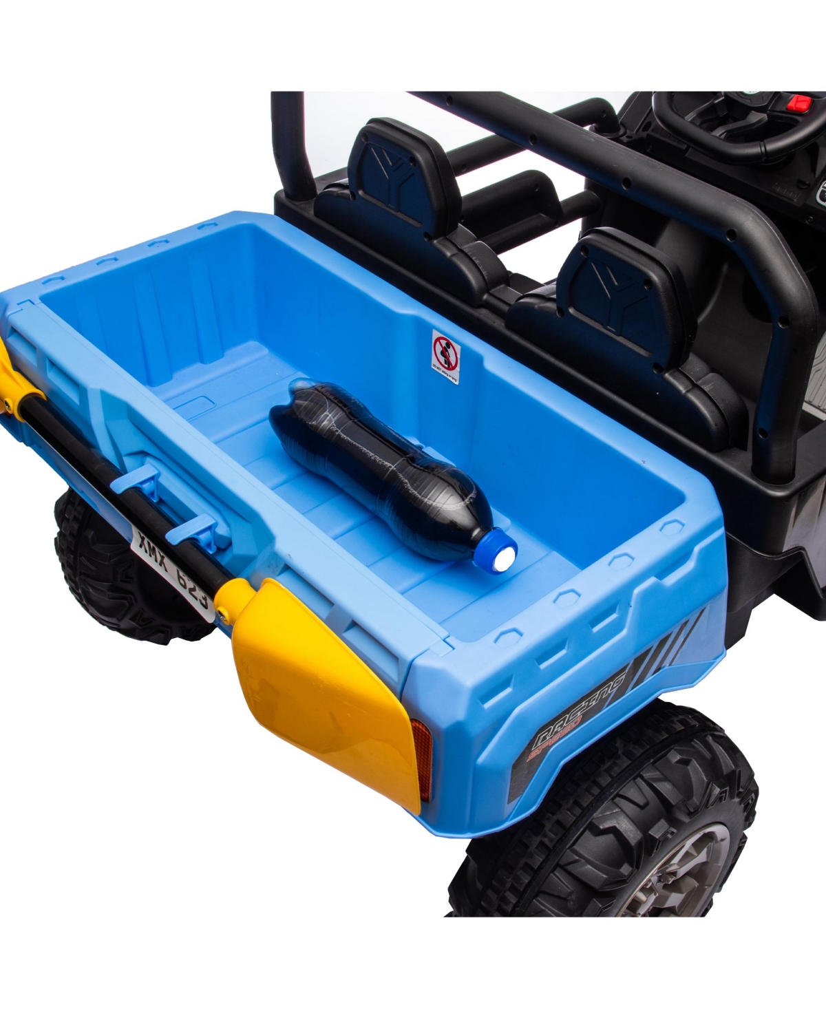 Streamdale Furniture 24V Ride On Truck 2 Seater Ride On Utv with 2x200W Motor Ride On Dump Truck with Dump Bed/Shovel Ride On Car with Remote Control