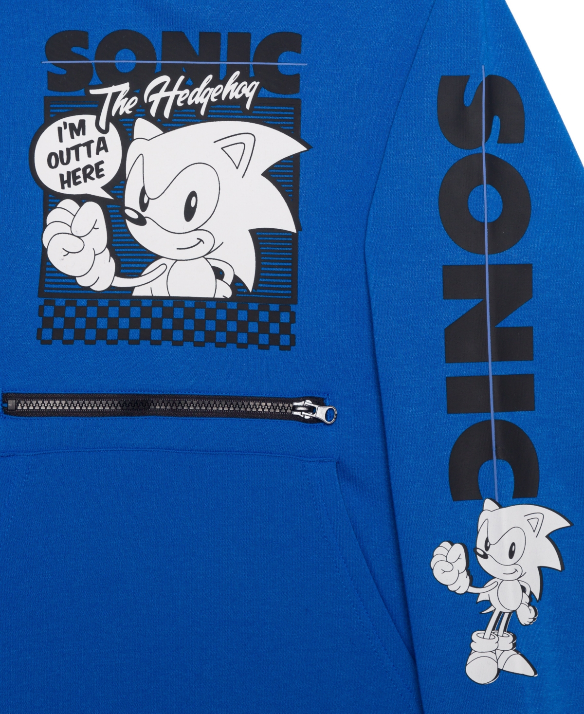 Sonic Big Boy's Pullover Hoodie