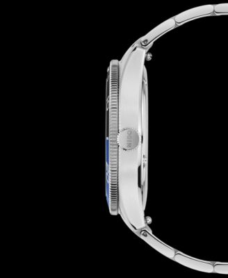 Men's Swiss Automatic Ocean Star Captain Stainless Steel Bracelet Watch 39mm