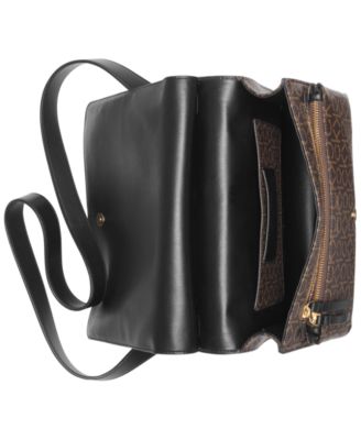 Havana Flap Signature Small Messenger Bag