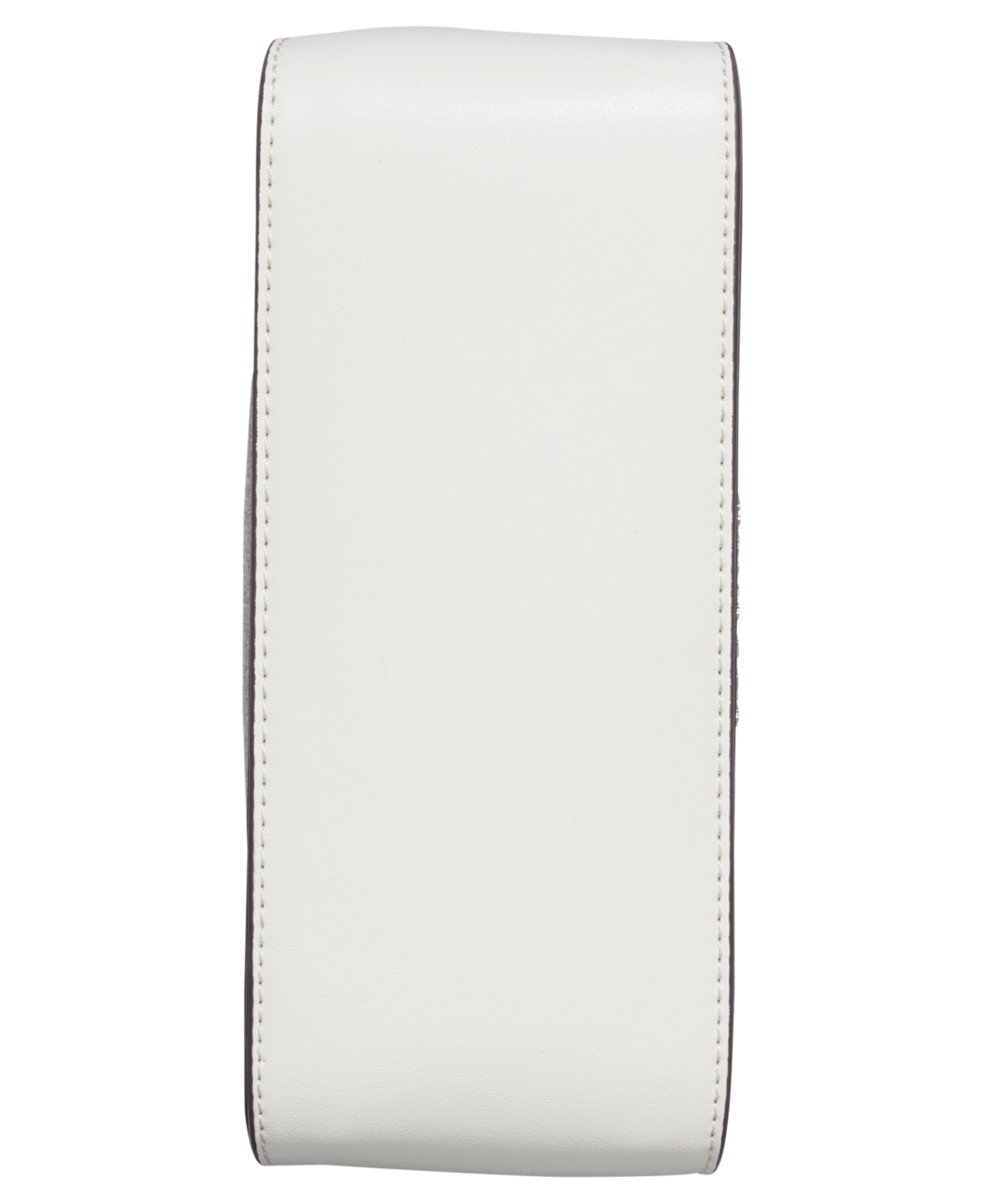 Calvin Klein Fay Mini Signature Adjustable Crossbody With Magnetic Top Closure In Almond Taupe,cherub White