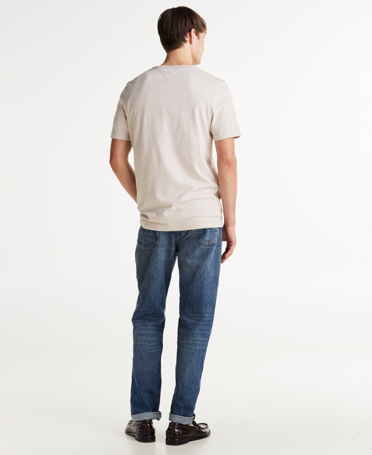 Tommy Hilfiger Men's Cotton Linen T-Shirt