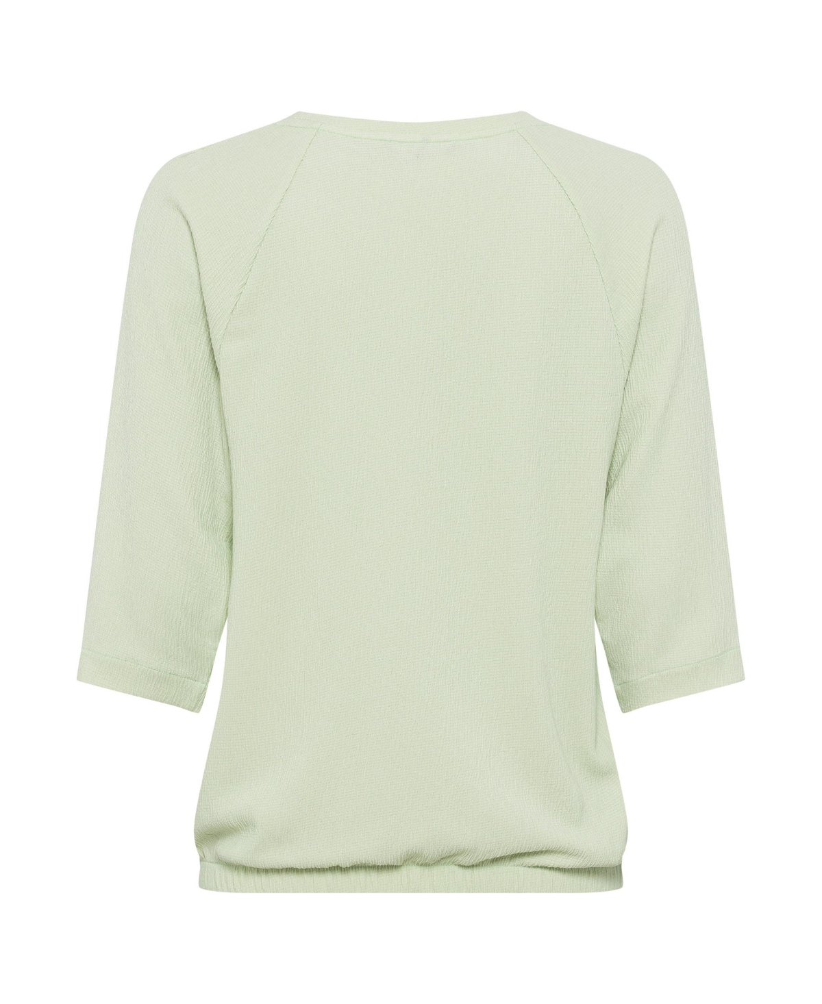 Olsen Women's Boat Neck Solid Crepe T-Shirt