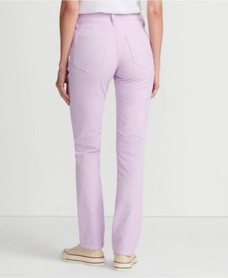 Women's Mid Rise Straight Leg Corduroy Pants