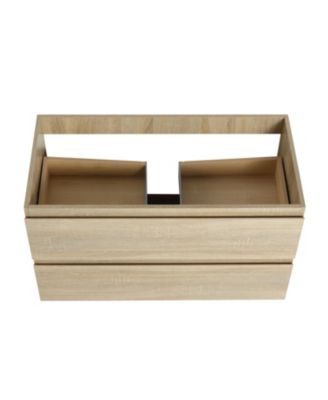 36" Wall-Mounted Bathroom Vanity (Only the Cabinet Body)