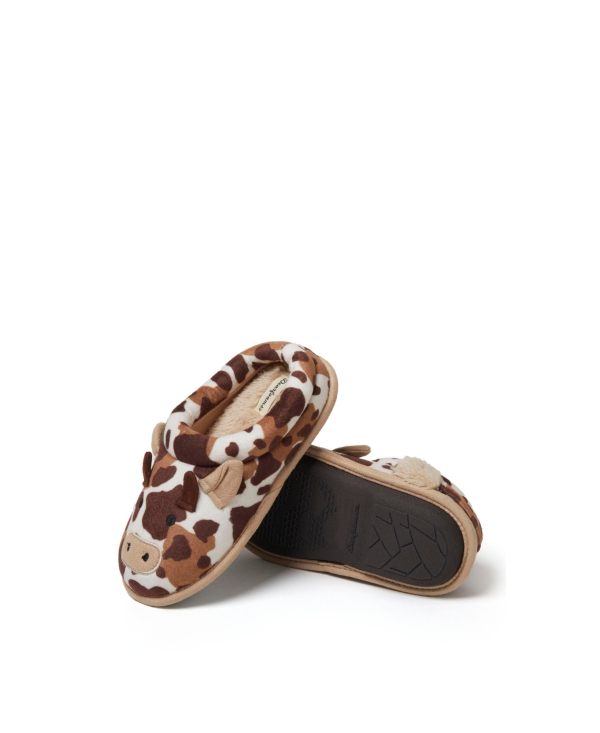 Dearfoams Boys Peyton Animal Slip-On Clog House Slipper