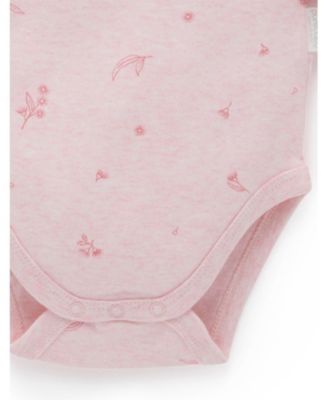 Baby Girls Easy Neck L/S Bodysuit 2 pack