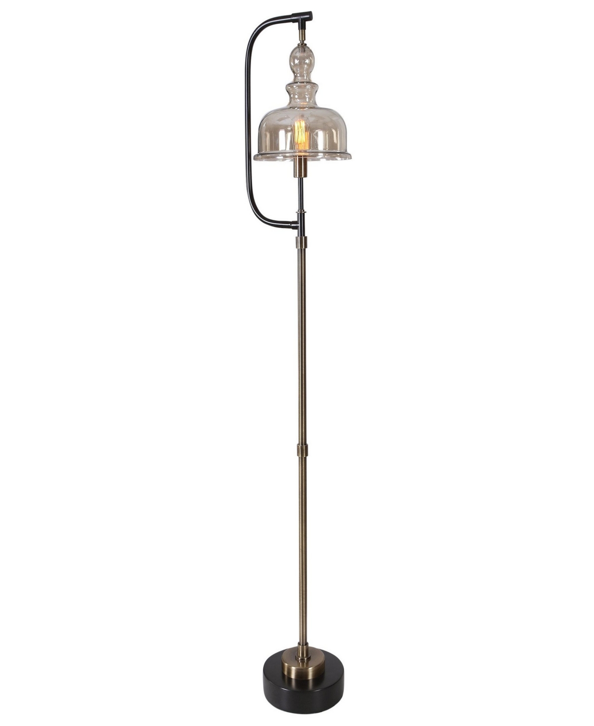 Uttermost 69" Metal Elieser Industrial Floor Lamp In Brass
